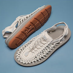 Men's Outdoor Solid Rubber Sole Sandals for Summer