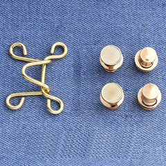 Detachable Buttons For Jeans Waist Adjustment Buckle Waist Tightener