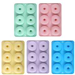 Silicone Donut Pan Non Stick Easy Clean BPA Perfect for Cake Biscuit Bagels Muff