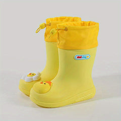 Girls' Cartoon Rain Boots Non-slip Waterproof Shoes All Seasons