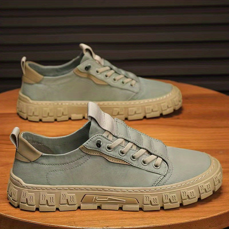 Men's Lace up Skate Shoes Good Grip Canvas Sneakers
