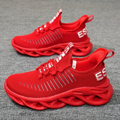 Soft Thick Sole Shock Absorption Sneakers Lightweight Mesh Breathable