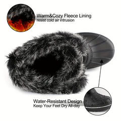 Women's Non slip Snow Boots Warm Outdoor Walking Shoes High Tube Boots