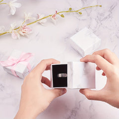 24pcs Square Jewelry Gift Boxes for Rings Earrings Necklaces, Cardboard Packagin