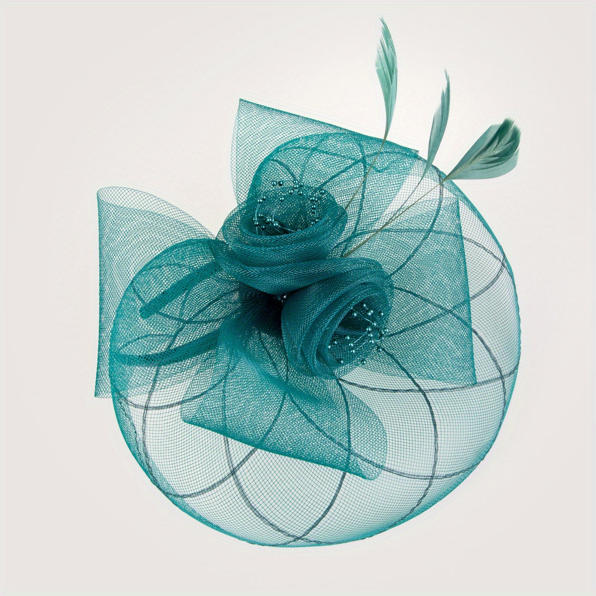 Girls Mesh Flowers Hair Hoop Headwear Hair Accessories Head Jewelry