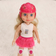 Belinda 14-Inch Remote Control Skating Doll Music No Voice 4 AA Batteries 2 A