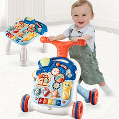 Baby Walking Car Hand-pushed Anti O-leg Side Turning Toy