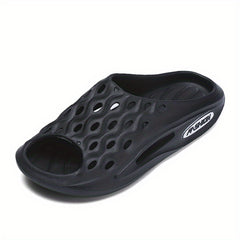 Men's Cloud Slides Pillow Slippers Lightweight Open Toe Shoes For Indoor Outdoor