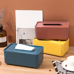Desktop Tissue Storage Box for Home and Car Use
