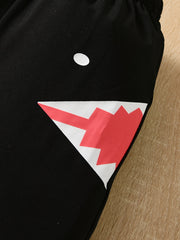 Boys Shark Teeth Outfit Casual Summer Kids Clothes