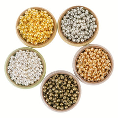 Perforated Iron Beads Round Beads Tube Position Beads DIY Jewelry