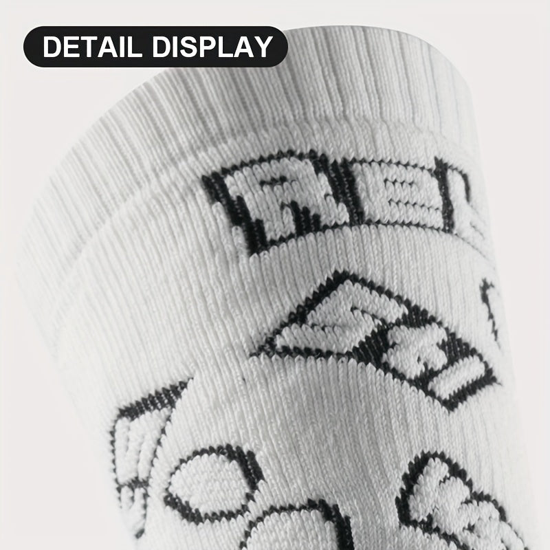 Thick Padded Combat Basketball Socks Breathable Crew Socks