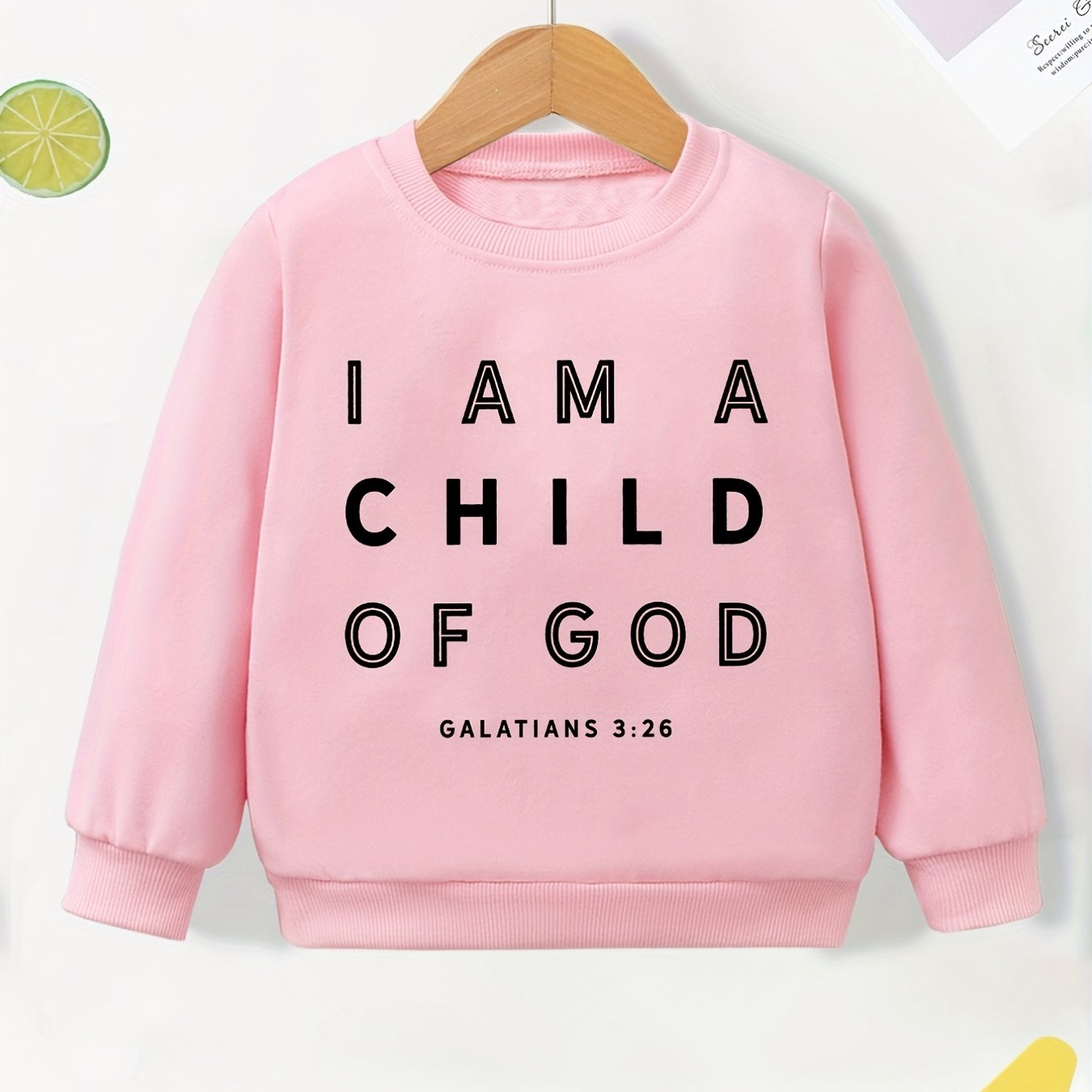 Kids Sweatshirt ''Child Of God'' Long Sleeve Top Pullover