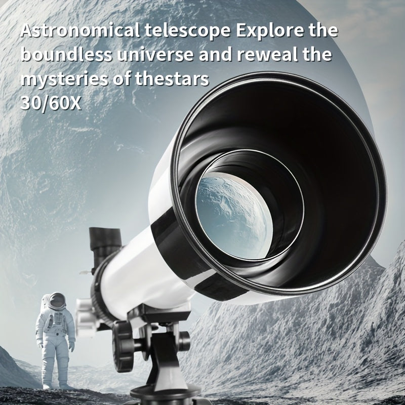 SCIENCEHORSE Telescope with Binoculars 30 60x Magnification Manual Focus
