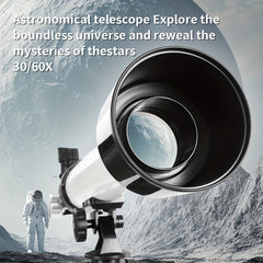 SCIENCEHORSE Telescope with Binoculars 30 60x Magnification Manual Focus