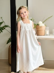 Girls Princess Dress Sleeveless Nightdress Loungewear