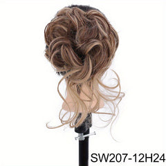 Synthetic Curly Hairpiece Hair Claw Wig Bun Hair Claw Chignon Shark Cla