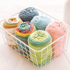 Rainbow Cotton Yarn Thread DIY Knitting Milk Cotton Yarn