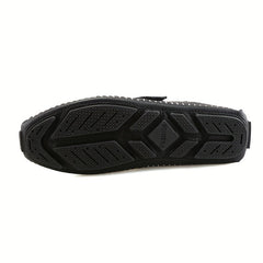 Men's Stitched Cut Out Slip On Loafers, Casual Outdoor Walking Shoes