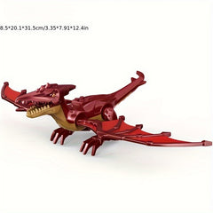 Jurassic Dinosaur Brachiosaurus Tyrannosaurus Velociraptor Building Block Kit