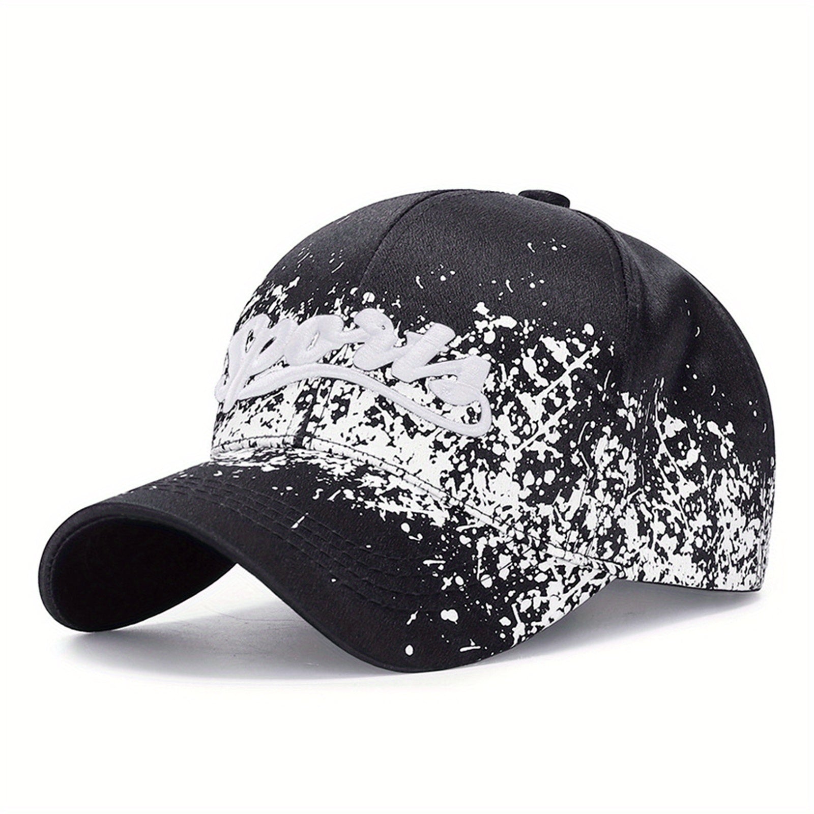 Ink Dot Print Baseball Cap Men Women