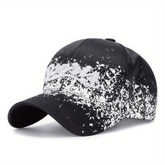 Ink Dot Print Baseball Cap Men Women