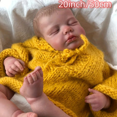 20in Reborn Doll Lifelike Hand Painted Art Doll Birthday Gift