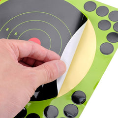 10pcs Stick & Splatter Self-Adhesive Targets 20-32 cm for Outdoor Training
