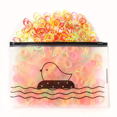 1000 2000pcs Mini Nylon Colorful Hair Ties Elastic Hair Accessories Set