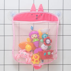 Animal Bath Toy Storage Bag with Suction Cup - Durable PVC Mesh