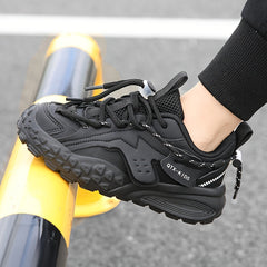 Boy's Chunky Shoes Soft Sole Sneakers For Kids Outdoor Activities