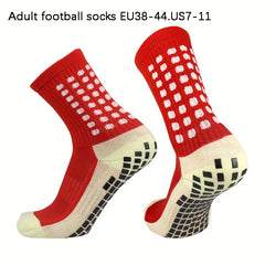 Non Slip Football Socks for Soccer Rugby Basketball Running EU35-39 Kids EU38-44