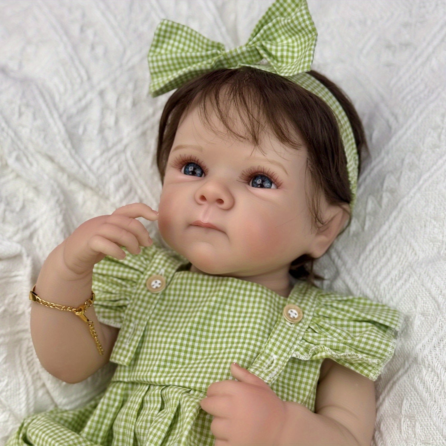19" Reborn Baby Girl Doll Toy for Child Birthday Gift - Lifelike