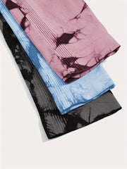 3pcs Tie Dye Seamless Yoga Pants High Stretch Leggings