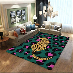 Leopard Anti Slip Area Rug - Wild Touch for Home Decor