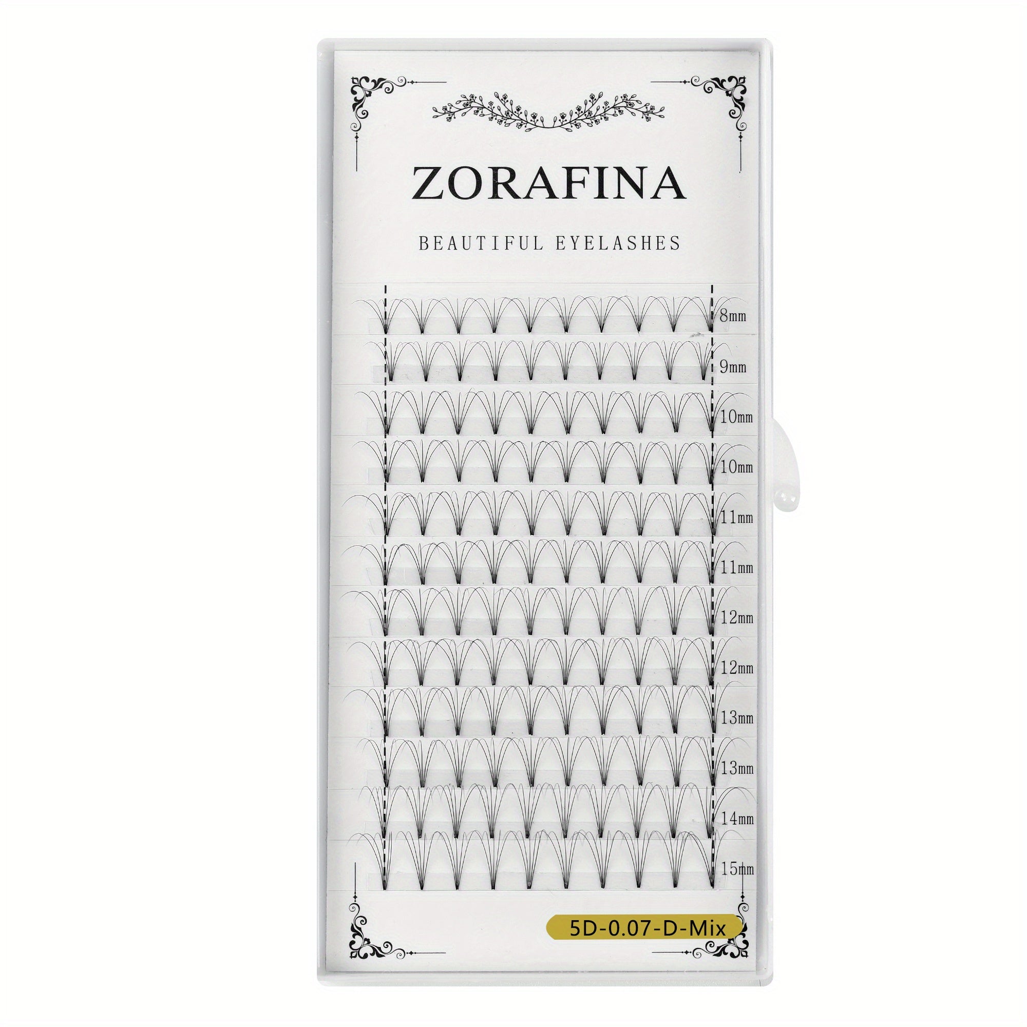 5D Cluster Lashes Short Root Curling Eyelashes Extension