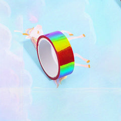 Colorful Waterproof Tape Creative Laser Gradient Tape