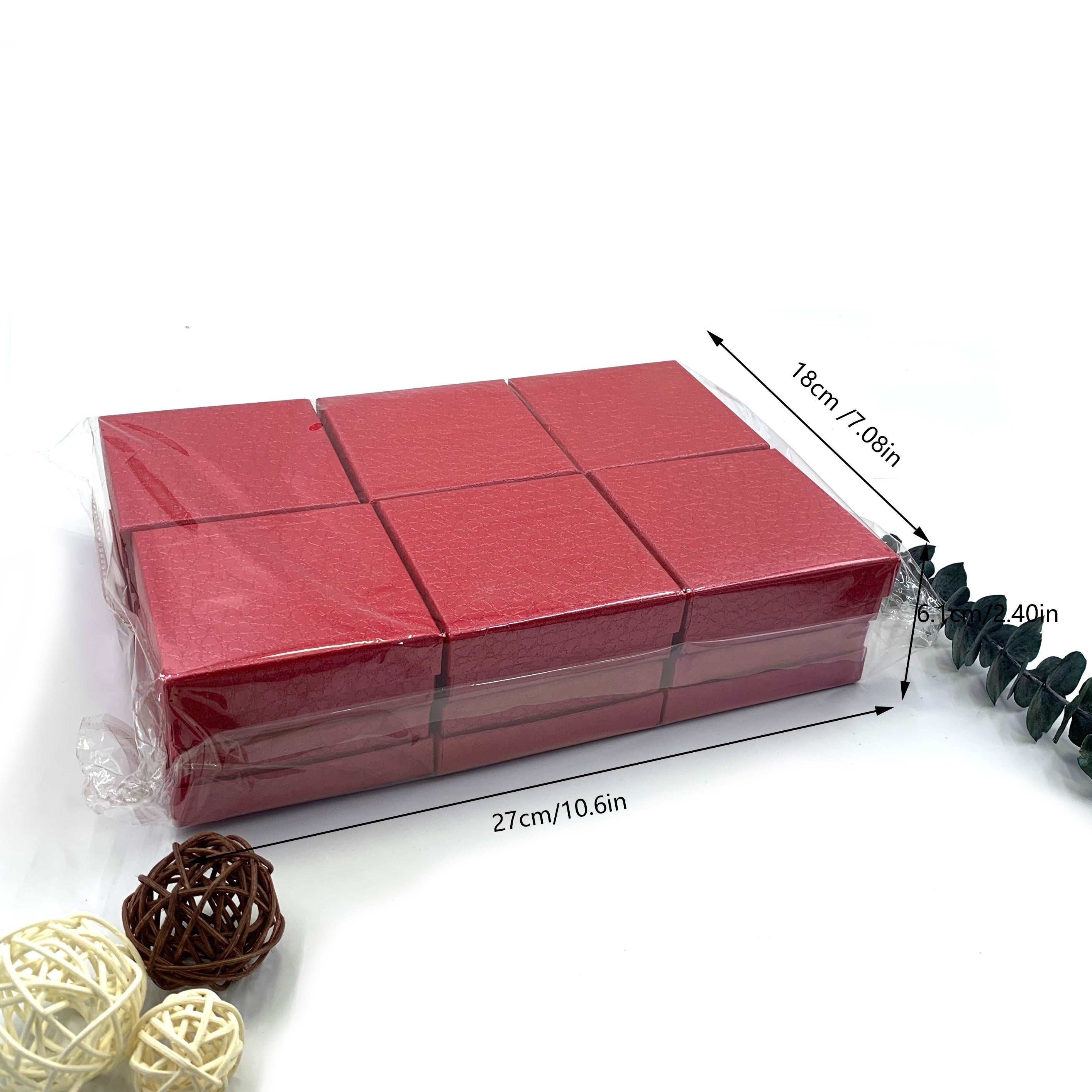 12pcs Necklace Set Box Ring Pendant Jewelry Packaging Box Wedding