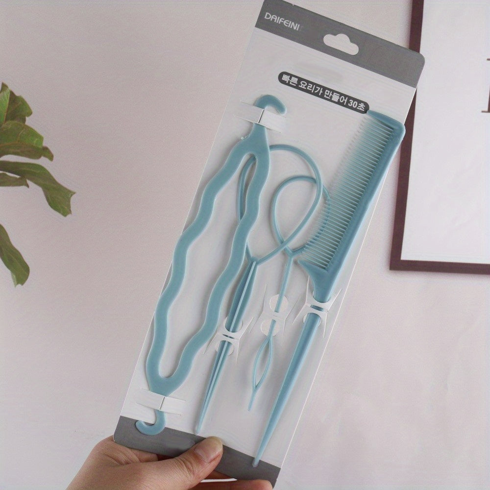 Topsy Tail Hair Tool Hair Loop Combs for Baby Girls