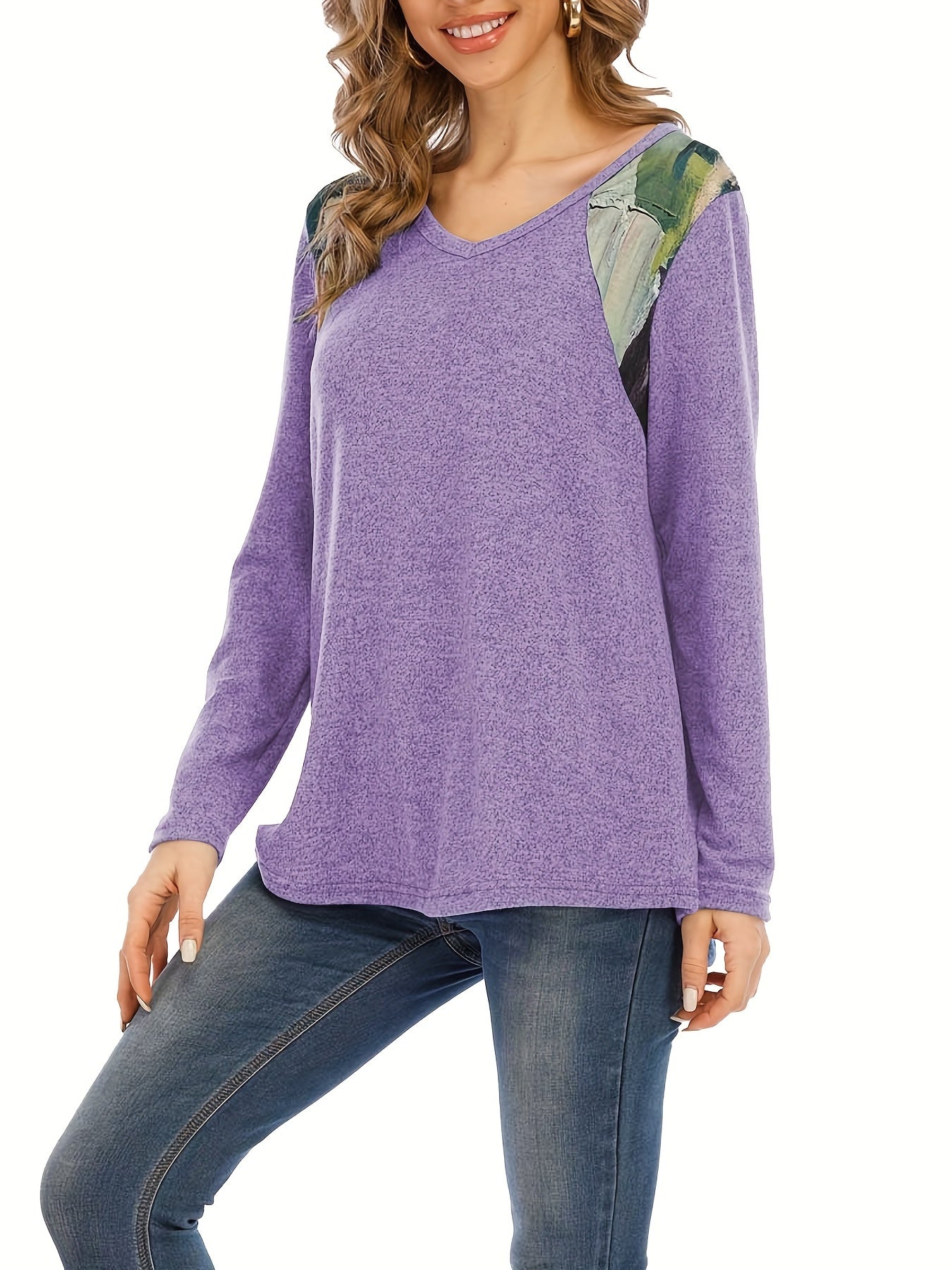 Long Sleeve Lightweight Casual T-shirt