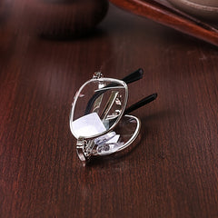 Portable Metal Folding Reading Glasses High Definition Presbyopic Glasses