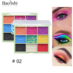 Smokey YABAOLIAN Eyeshadow Palette 9 Colors Eye Makeup Palette