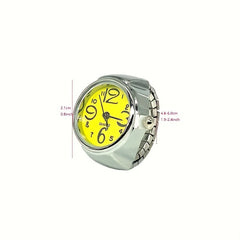 Punk Watch Ring Couple Finger Watch Mini Clock Retro Creative