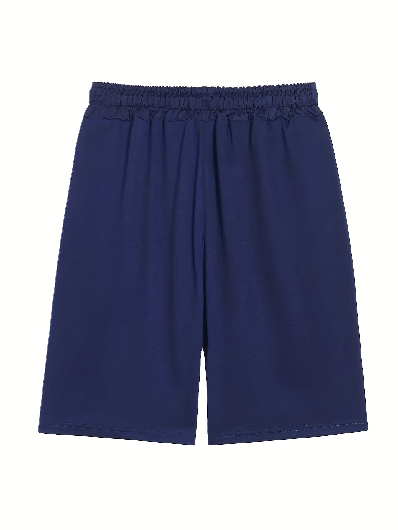Men's Letter Print Athletic Shorts Drawstring Fitness Gym Outdoor Summer