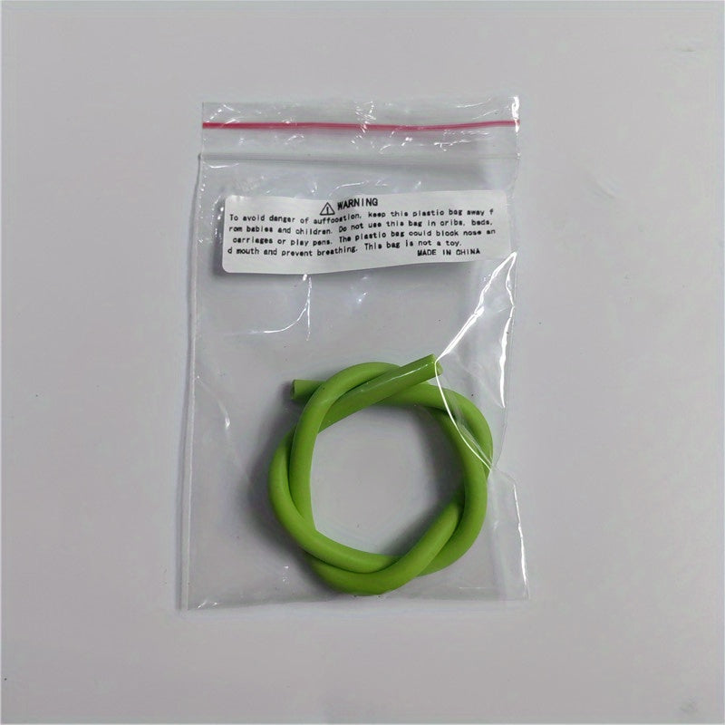 Natural Latex Slingshot Green Rubber Tube & Accessories for Outdoor Sports