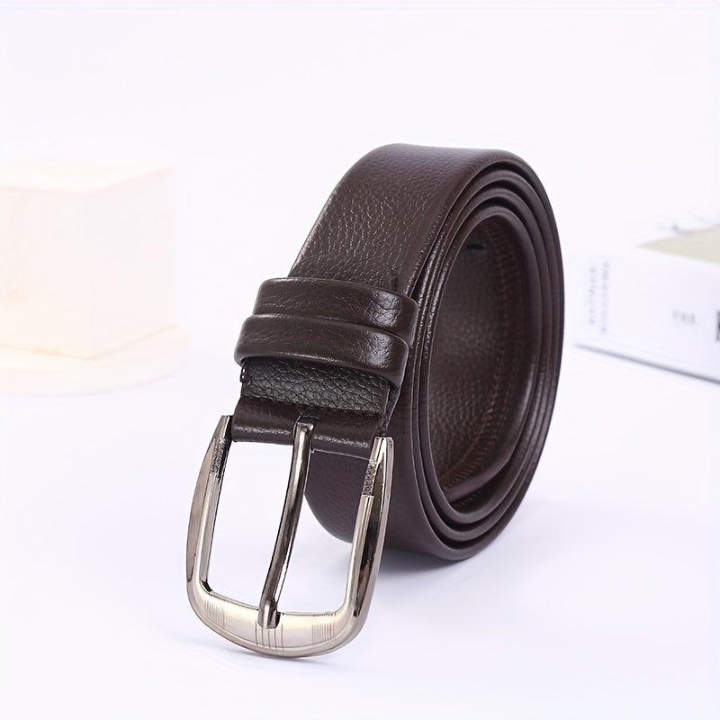 Men's PU Leather Business Belt For Jeans Pants