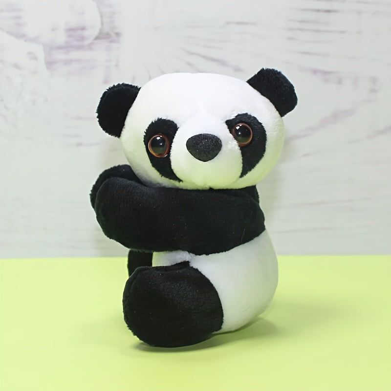 Cartoon Plush Toy Panda Clip Raccoon Hug Panda Plush Doll Travel Gift