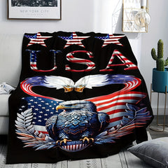 Eagle Printed Blanket for Home & Travel