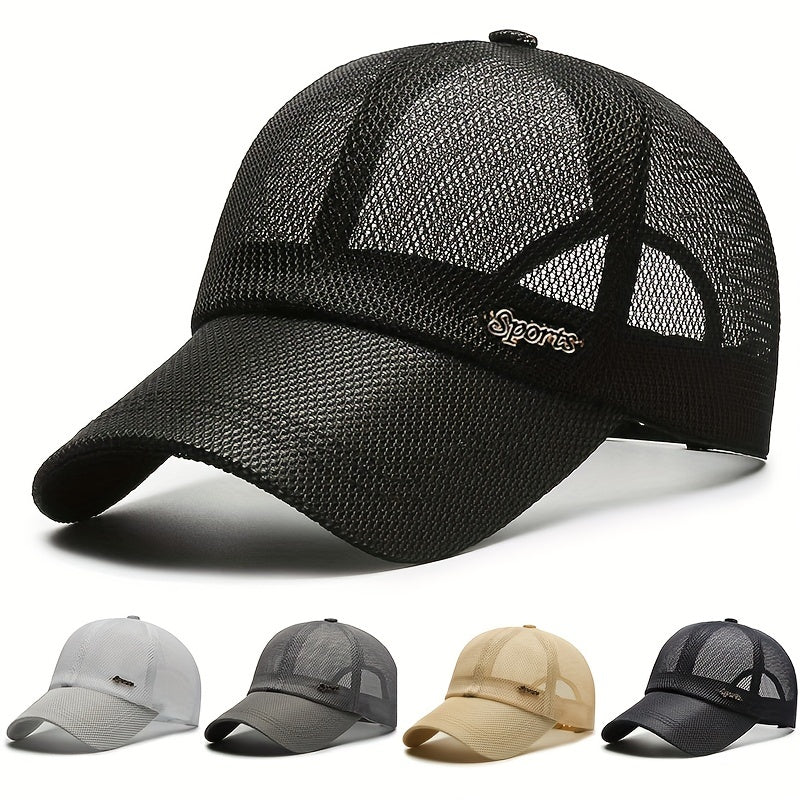Polyester Sun Protection Baseball Cap for Men