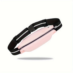 Sports Waist Bag Outdoor Running Elastic Waterproof Reflective Phone Storage